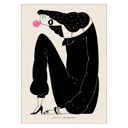 19.7 x 27.6 inches Martin Jørgensen - Gum woman  Poster  without frame