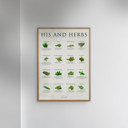 27.6 x 39.4 inches Simon Holst - His and herbs  Poster  without frame