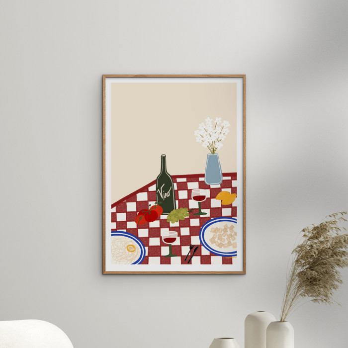 Engberg Studio - Italian Dinner  Poster  without frame