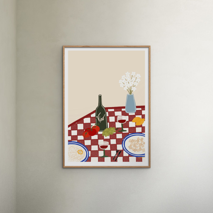 Engberg Studio - Italian Dinner  Poster  without frame