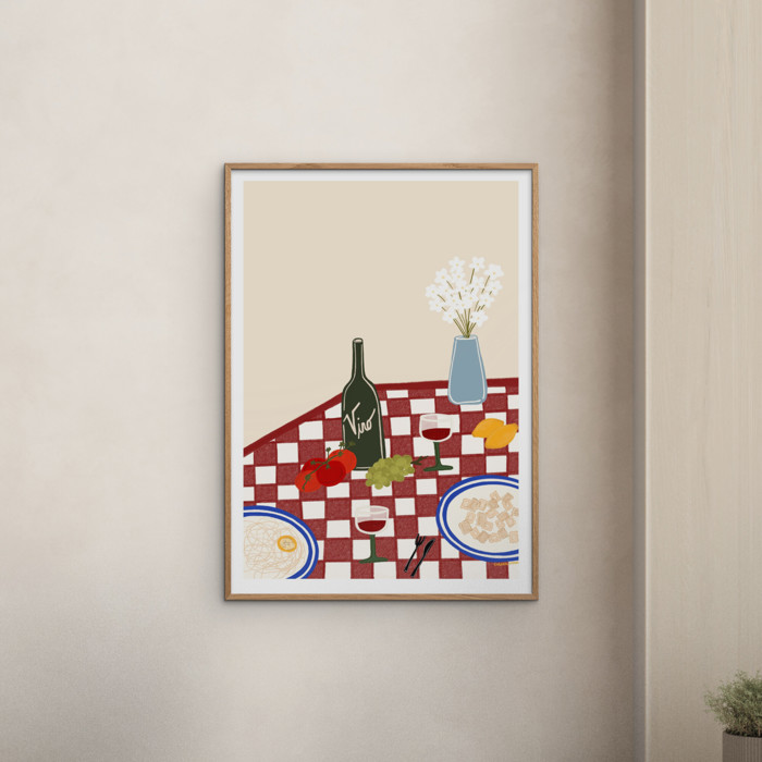Engberg Studio - Italian Dinner  Poster  without frame