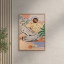 27.6 x 39.4 inches Arty Guava - Lazy Days  Poster  without frame