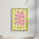 11.8 x 15.7 inches Melissa Donne - Le Corail Lemon/Cream  Poster  without frame