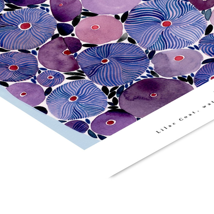 La Poire - Lilac Coat  Poster  without frame