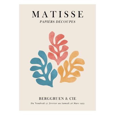 Vitor Costa - Matisse floral Poster 3  Poster  without frame
