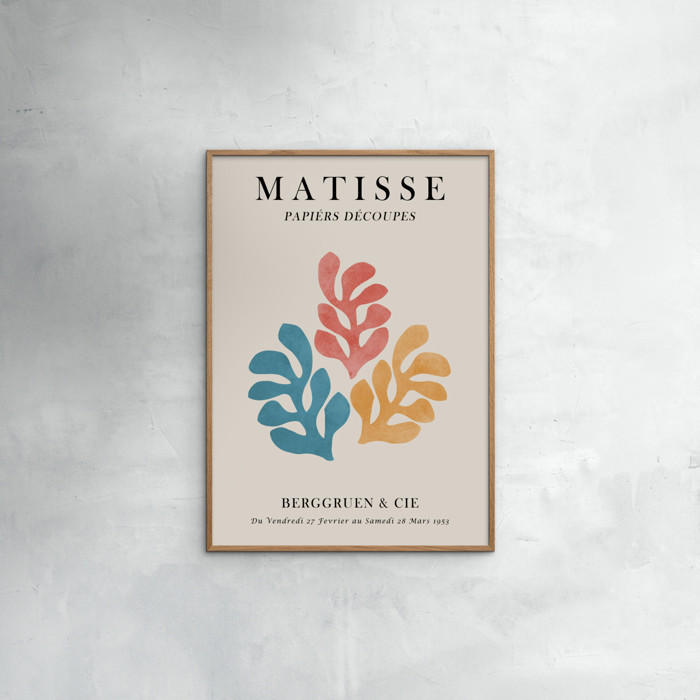Vitor Costa - Matisse floral Poster 3  Poster  without frame