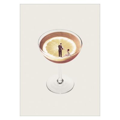 Leon Maarten - My drink needs a drink  Poster  without frame