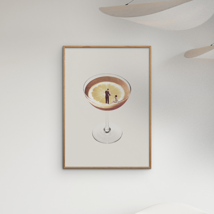 Leon Maarten - My drink needs a drink  Poster  without frame