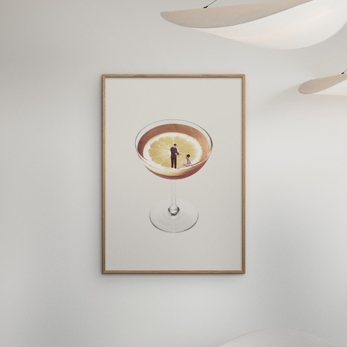Leon Maarten - My drink needs a drink  Poster  without frame