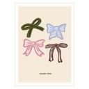 11.8 x 15.7 inches Engberg Studio - Pastel Bows  Poster  without frame
