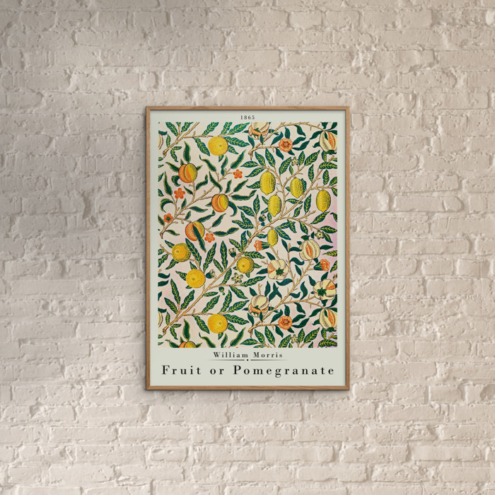 William Morris - Pomegranate  Poster  without frame
