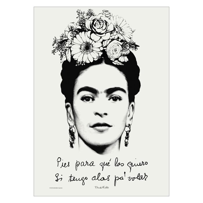 Frida Kahlo - Quote  Poster  without frame