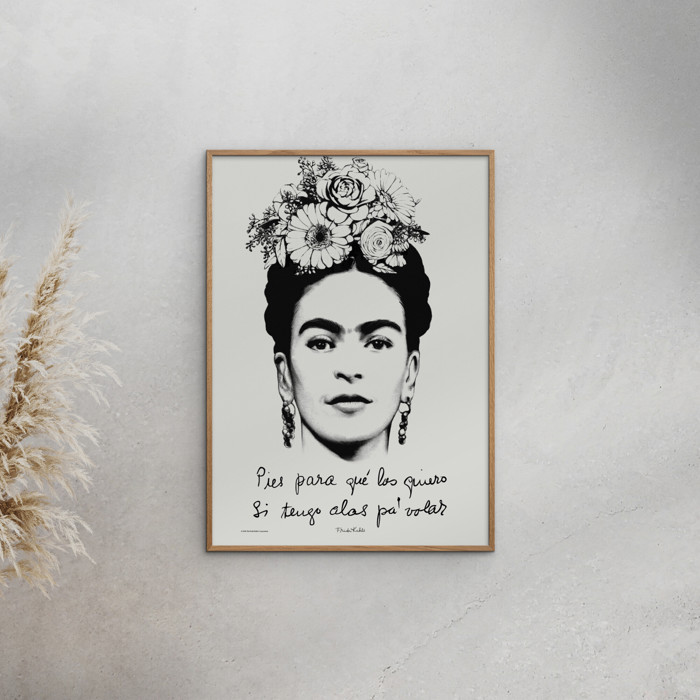 Frida Kahlo - Quote  Poster  without frame