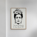 11.7 x 16.5 inches Frida Kahlo - Quote  Poster  without frame