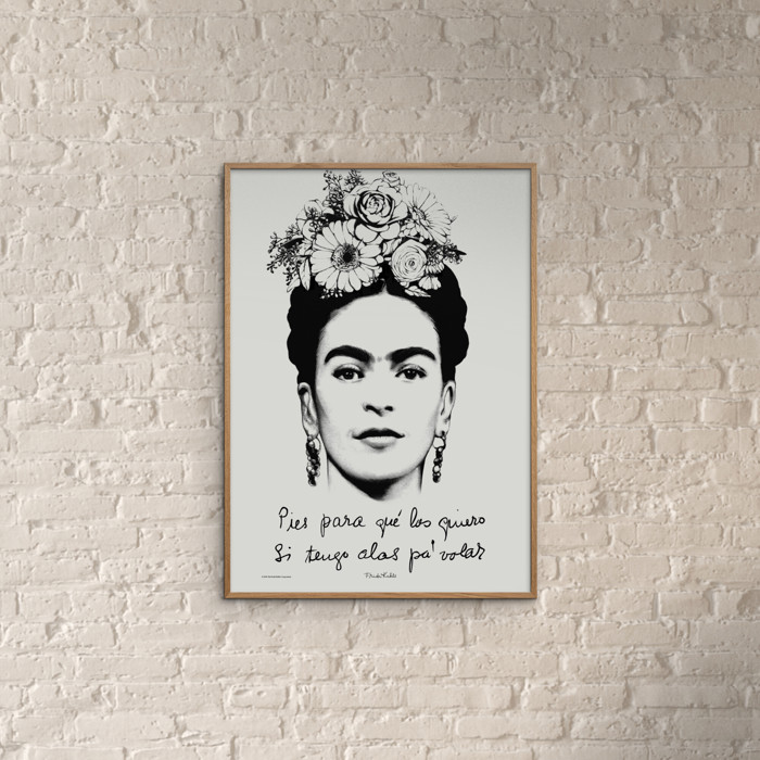 Frida Kahlo - Quote  Poster  without frame