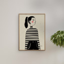 11.8 x 15.7 inches Martin Jørgensen - Rebelgirl  Poster  without frame