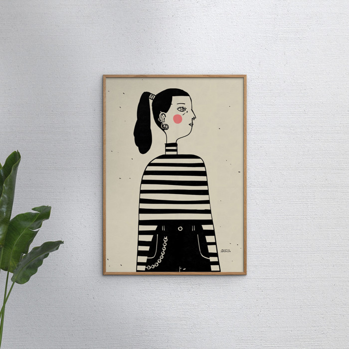 Martin Jørgensen - Rebelgirl  Poster  without frame
