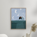 19.7 x 27.6 inches Bea Muller - Seaside  Poster  without frame
