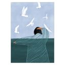 27.6 x 39.4 inches Bea Muller - Seaside  Poster  without frame