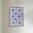 27.6 x 39.4 inches Miho Art Studio - Sunny Floral Blue  Poster  without frame