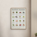 11.8 x 15.7 inches Simon Holst - Super foods  Poster  without frame