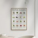 19.7 x 27.6 inches Simon Holst - Super foods  Poster  without frame