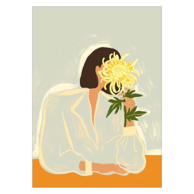 Arty Guava - The Crysanthemum  Poster  without frame