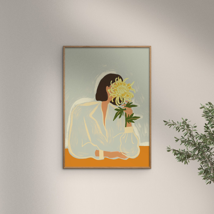 Arty Guava - The Crysanthemum  Poster  without frame