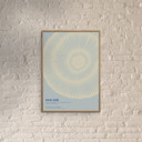  VICKI ZOÉ - The Uniqueness of you - Light Blue Cream  Poster  without frame