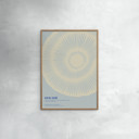 11.8 x 15.7 inches VICKI ZOÉ - The Uniqueness of you - Light Blue Cream  Poster  without frame