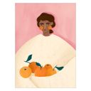 19.7 x 27.6 inches Bea Muller - The Woman With the Oranges  Poster  without frame