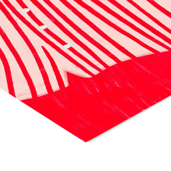 Bea Muller - The Woman With the Red Stripes  Poster  without frame