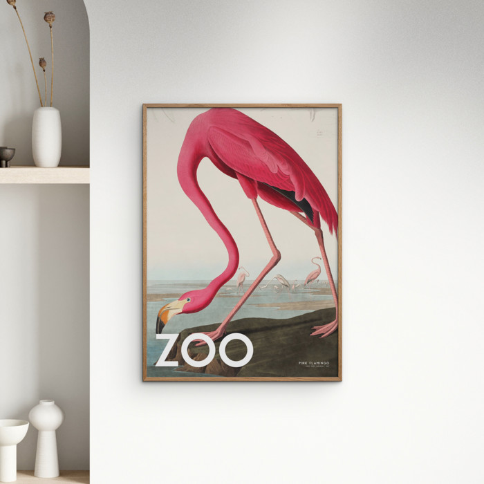 A.P. Atelier - The Zoo Collection — Pink Flamingo — Edt. 002  Poster  without frame