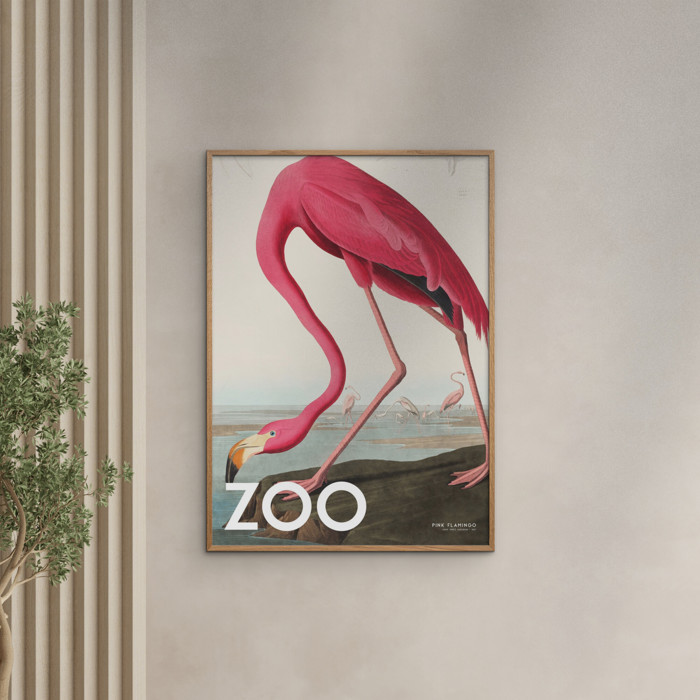 A.P. Atelier - The Zoo Collection — Pink Flamingo — Edt. 002  Poster  without frame