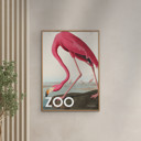 19.7 x 27.6 inches A.P. Atelier - The Zoo Collection — Pink Flamingo — Edt. 002  Poster  without frame