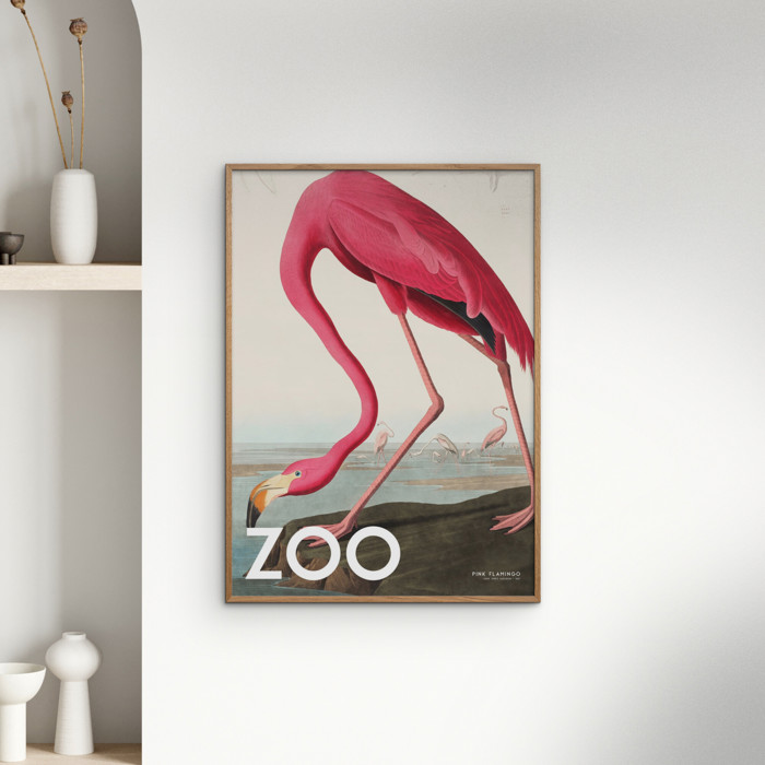 A.P. Atelier - The Zoo Collection — Pink Flamingo — Edt. 002  Poster  without frame