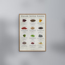 27.6 x 39.4 inches Simon Holst - Vegan super foods  Poster  without frame