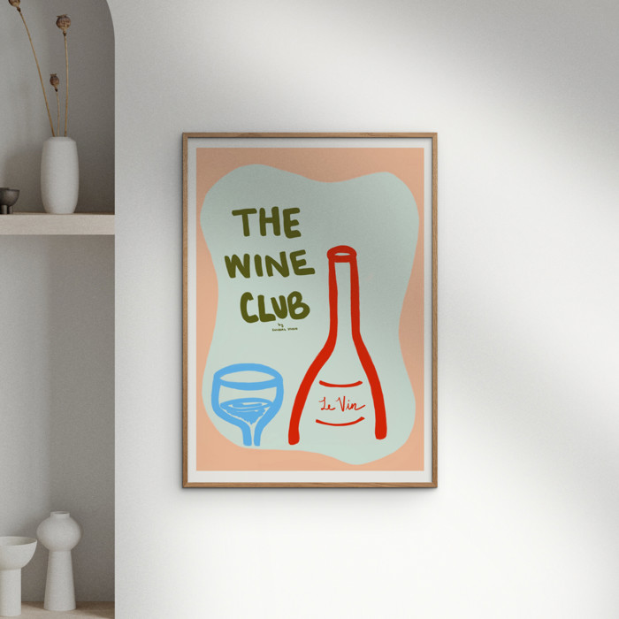 Engberg Studio - Wine Please  Poster  without frame