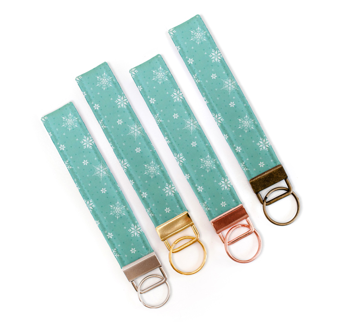 Fabric Key Chain Wristlet