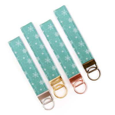 Fabric Key Chain Wristlet