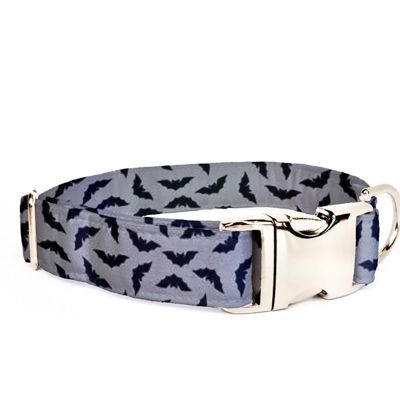 Adjustable Dog Collar - Halloween Bats - FREE SHIPPING