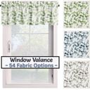  Custom Window Valances – Farmhouse, Cottage, & Coastal Curtain Styles