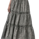 Large Charcoal LiLi Maxi skirt