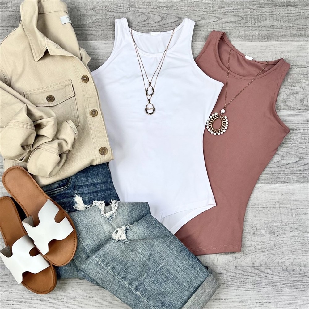 Mia Sleeveless Comfy Bodysuit