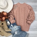  Daniela Crewneck Knit Sweater