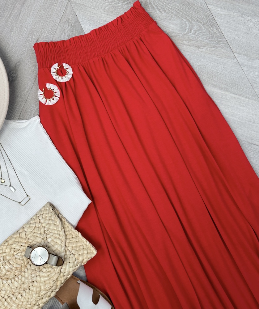 Comfy Pocket Maxi Skirt 