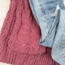 Small Cherry  Buttery Soft Cable knit Cardigan