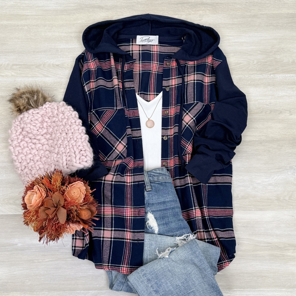 Brook Hooded Flannel