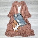 One Size Fits Most Roseclay Tulum Boho Kimono Cardigan