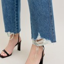 Size 26 Jane High Waist  Raw Hem Crop Wide Leg Jeans JUDY BLUE